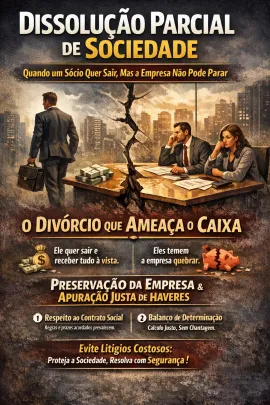 Imagem da notícia Dissolução Parcial de Sociedade